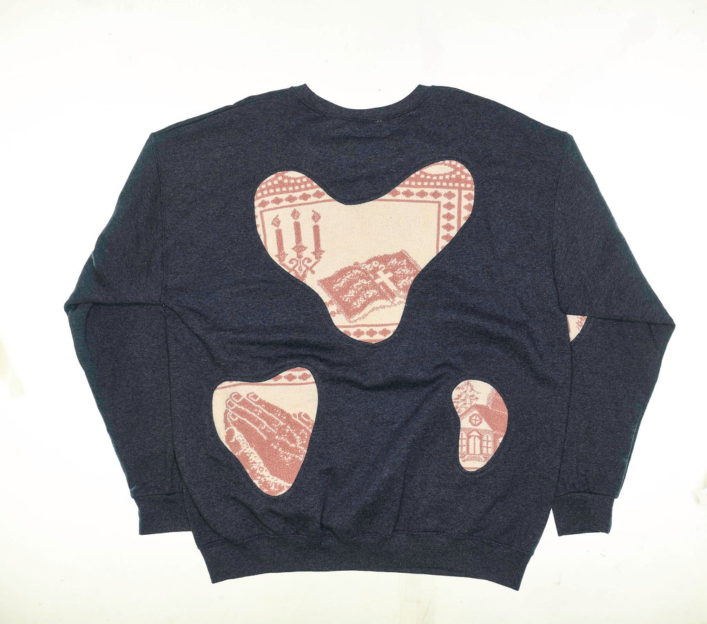 Catholic Prayer Amoeba Tapestry Pullover