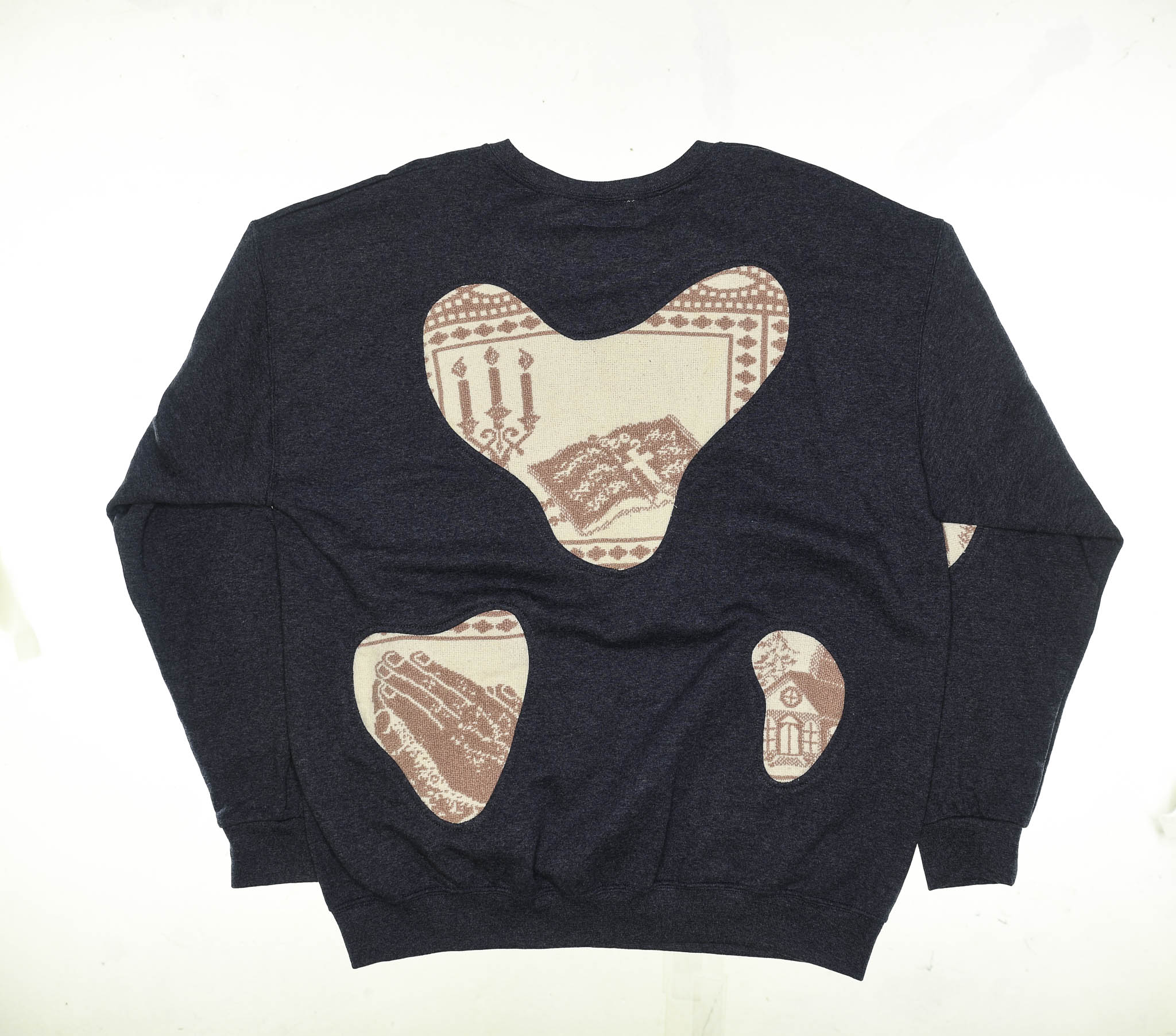 Catholic Prayer Amoeba Tapestry Pullover