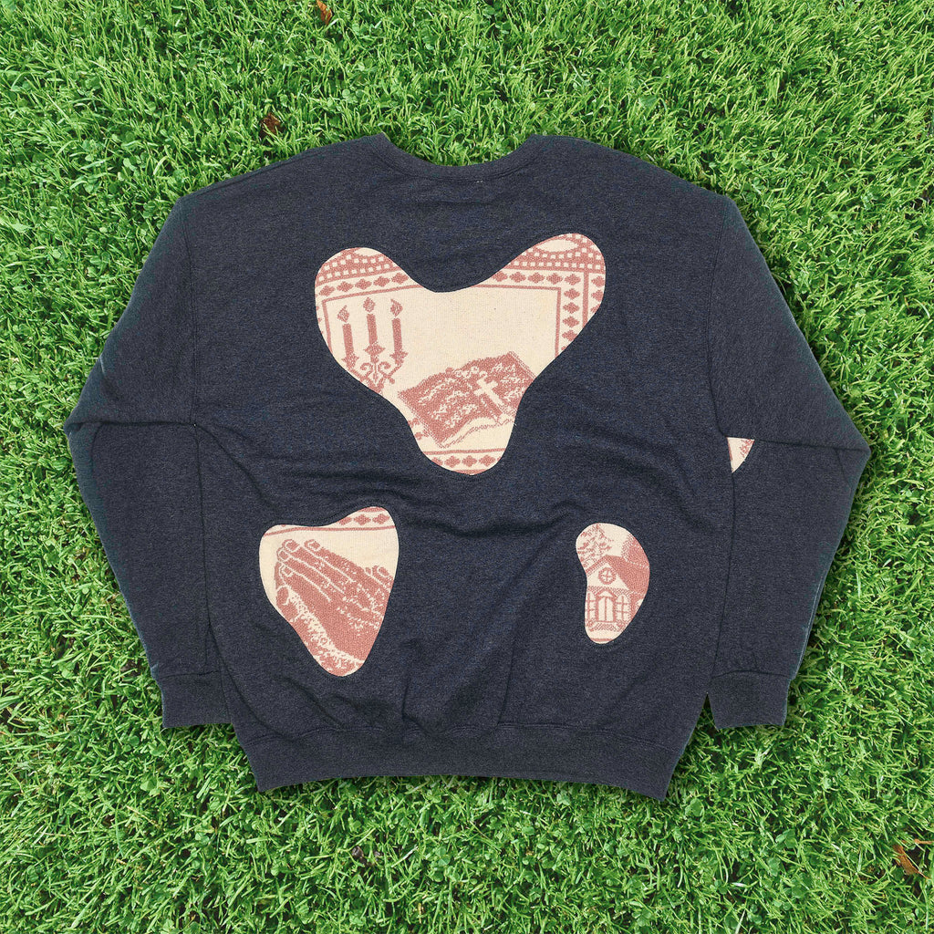 Catholic Prayer Amoeba Tapestry Pullover