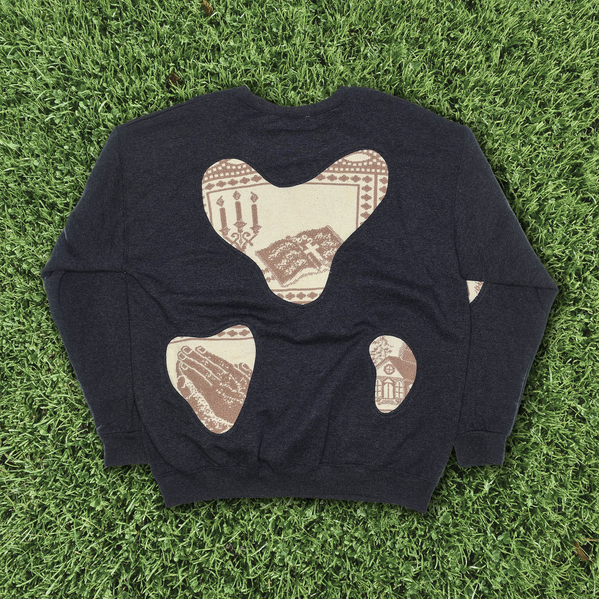 Catholic Prayer Amoeba Tapestry Pullover