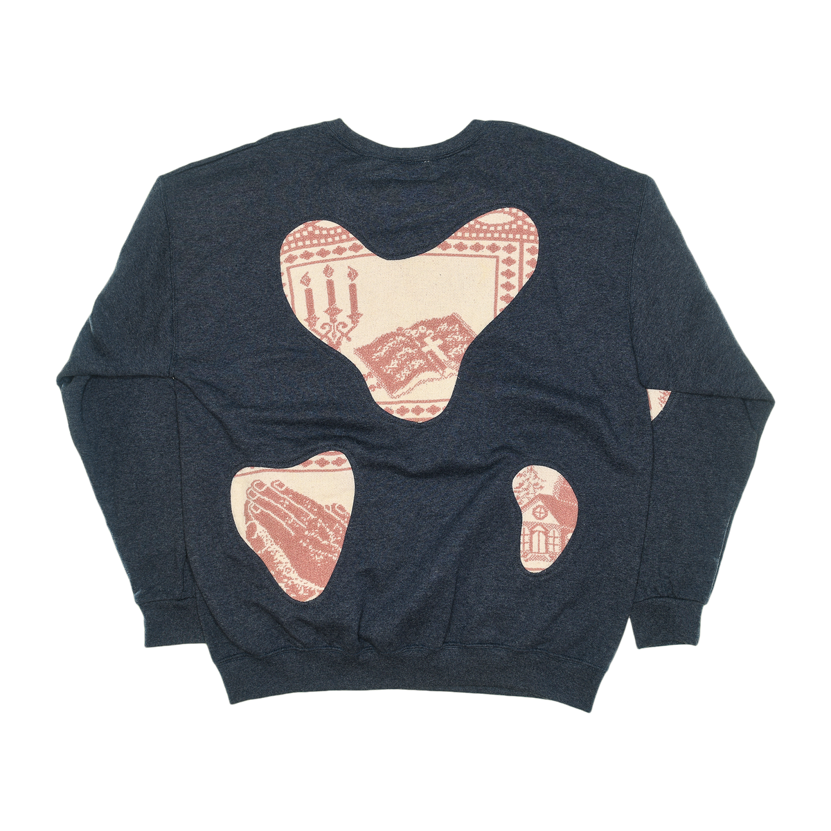 Catholic Prayer Amoeba Tapestry Pullover