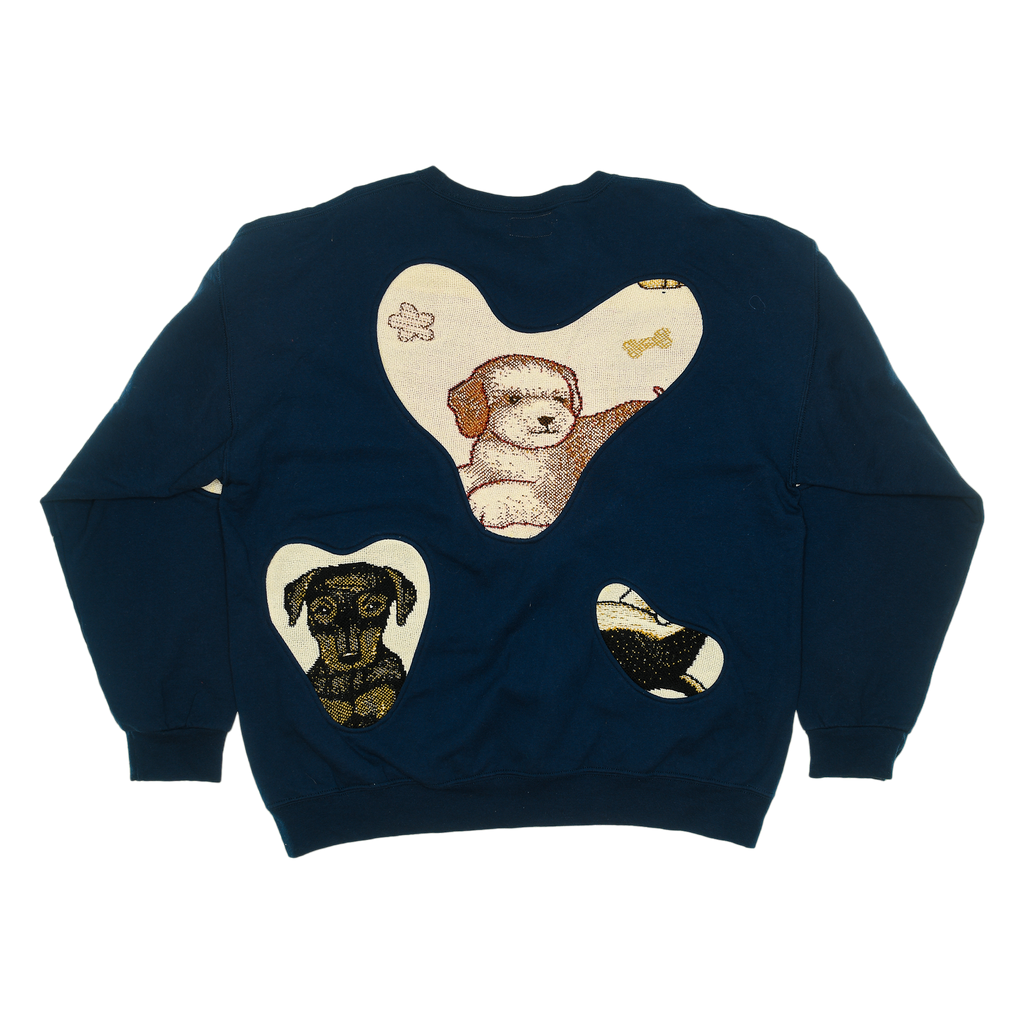 Vintage Puppy Amoeba Tapestry Pullover