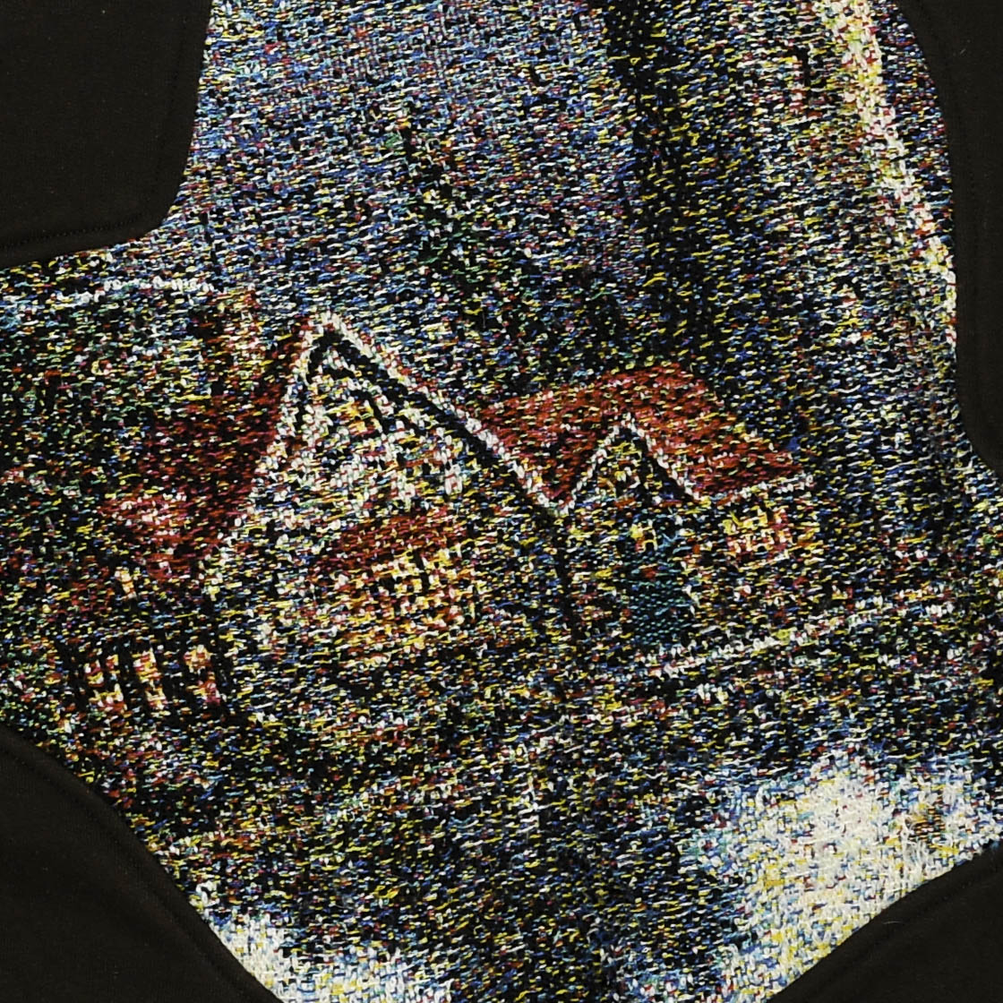 Log Cabin Amoeba Tapestry Pullover