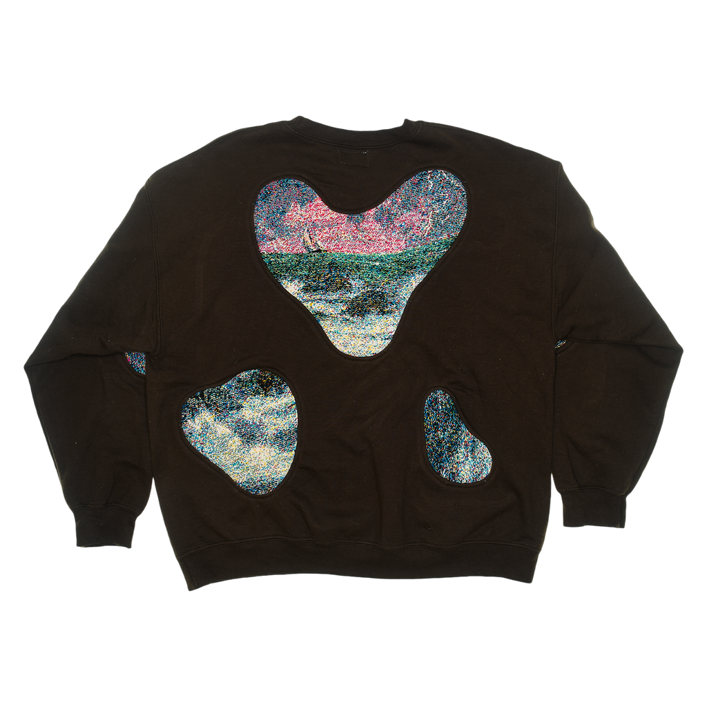 Log Cabin Amoeba Tapestry Pullover