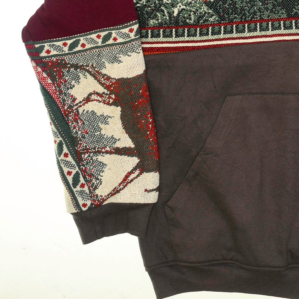 Wildlife Animals Patchwork Tapestry Zip Up