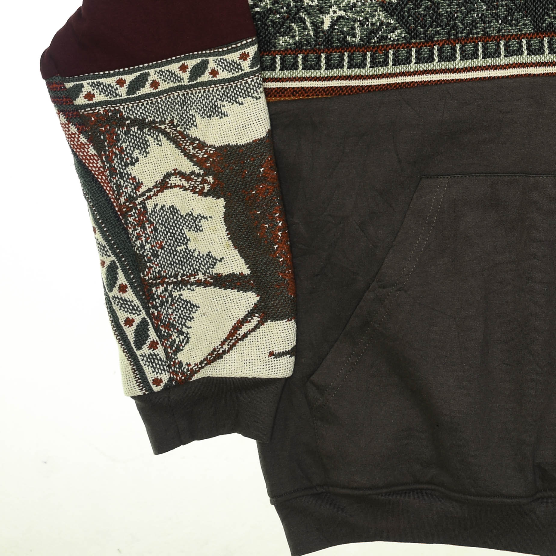 Wildlife Animals Patchwork Tapestry Zip Up