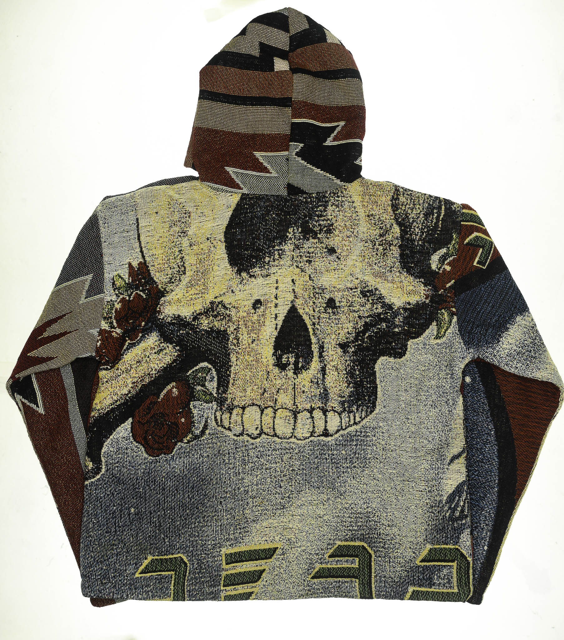 Grateful Dead Spirit Rose Tapestry Blanket Zip Coat