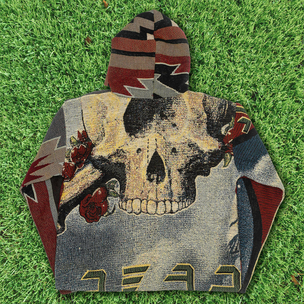 Grateful Dead Spirit Rose Tapestry Blanket Zip Coat