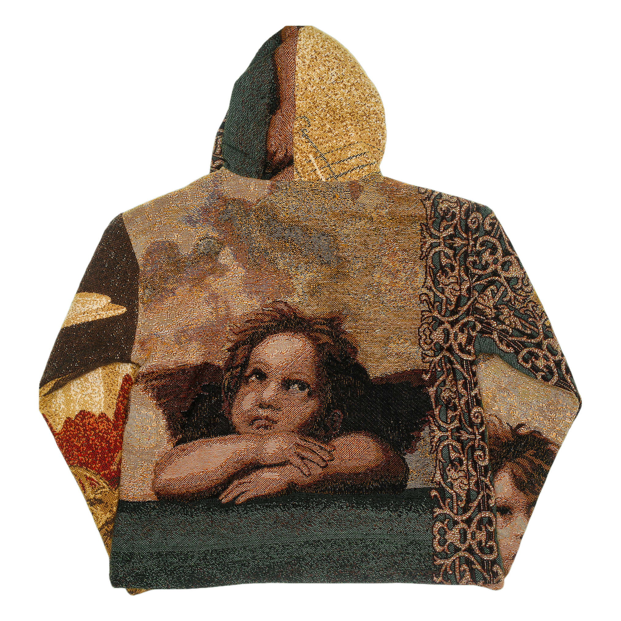 Angel & Cherub Double Tapestry Zip Through