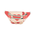 Patchwork Quilt Waist Bag | Strawberry Hearts