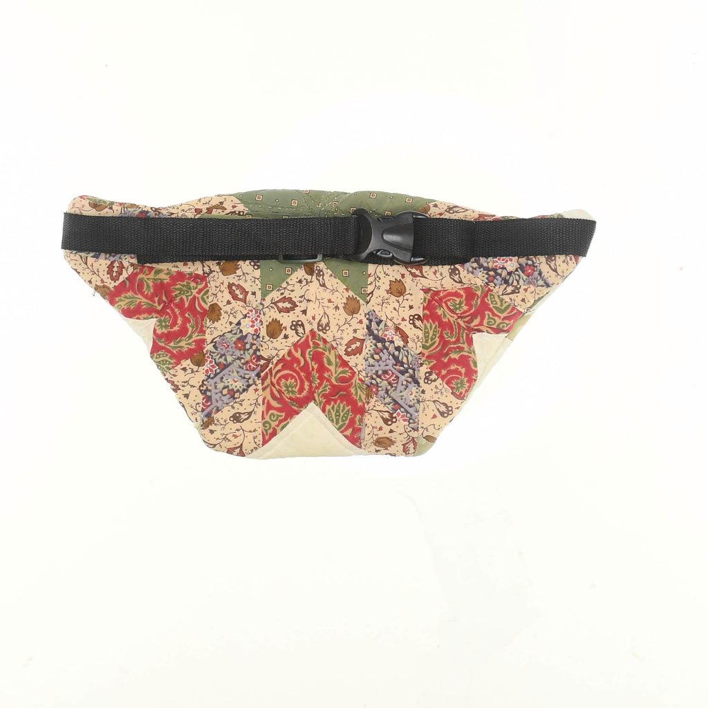 Patchwork Quilt Waist Bag | Floral + Cream