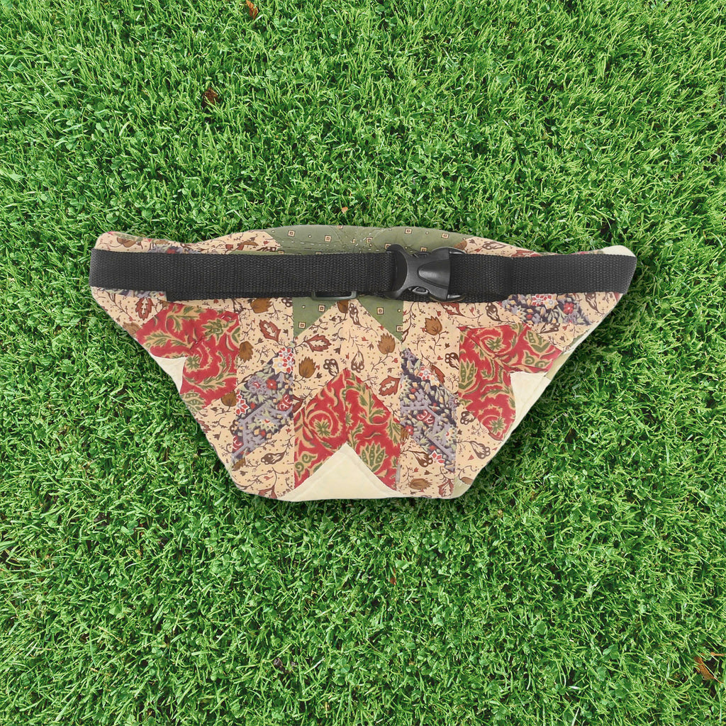 Patchwork Quilt Waist Bag | Floral + Cream