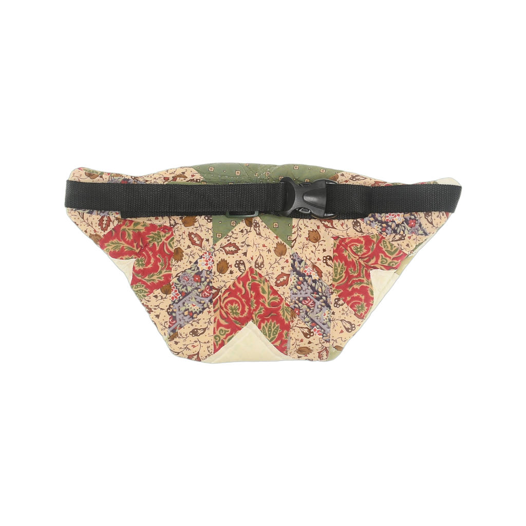 Patchwork Quilt Waist Bag | Floral + Cream