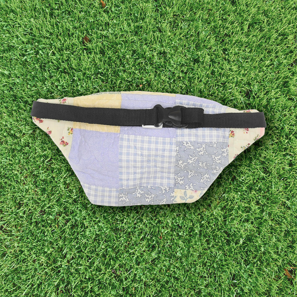 Patchwork Quilt Waist Bag | Pastel Florals