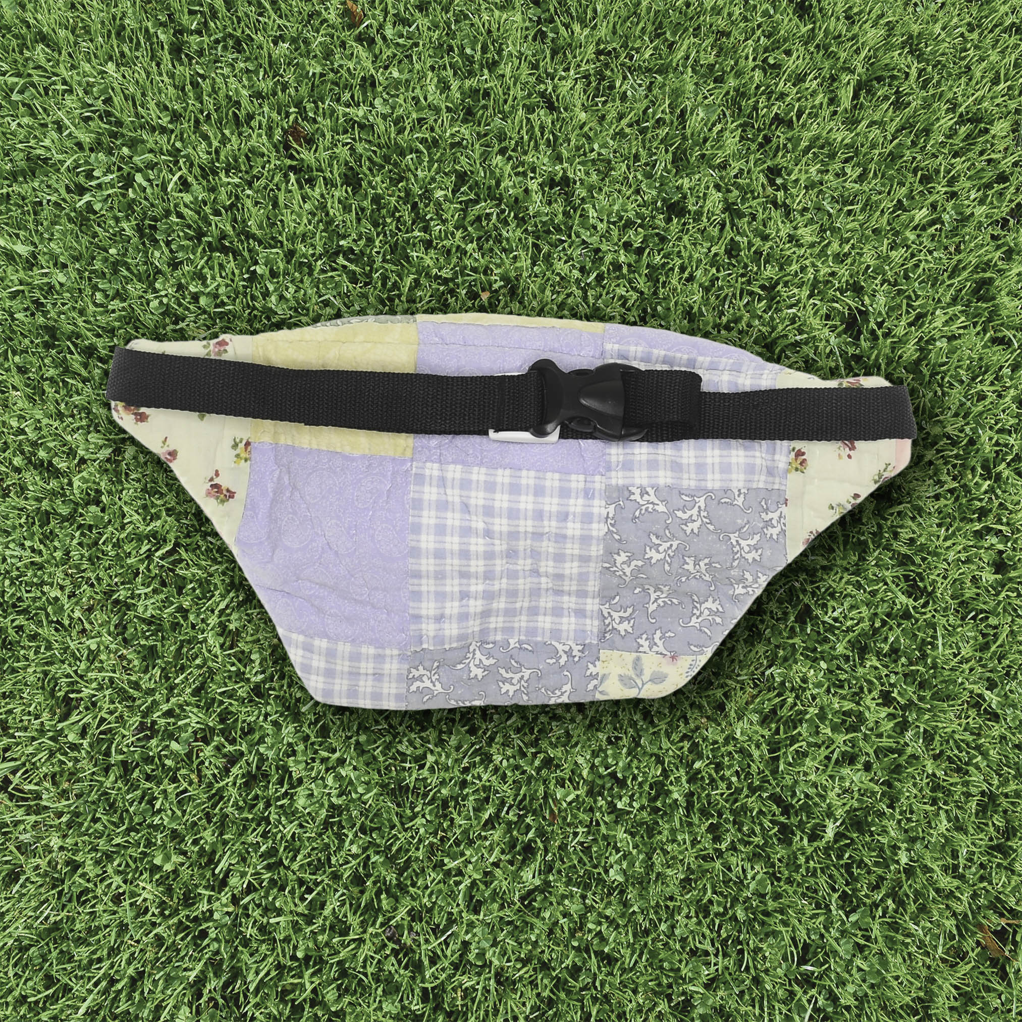 Patchwork Quilt Waist Bag | Pastel Florals