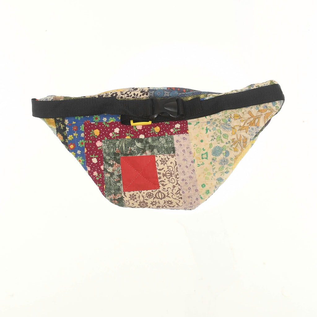 Patchwork Quilt Waist Bag | Mixed Print