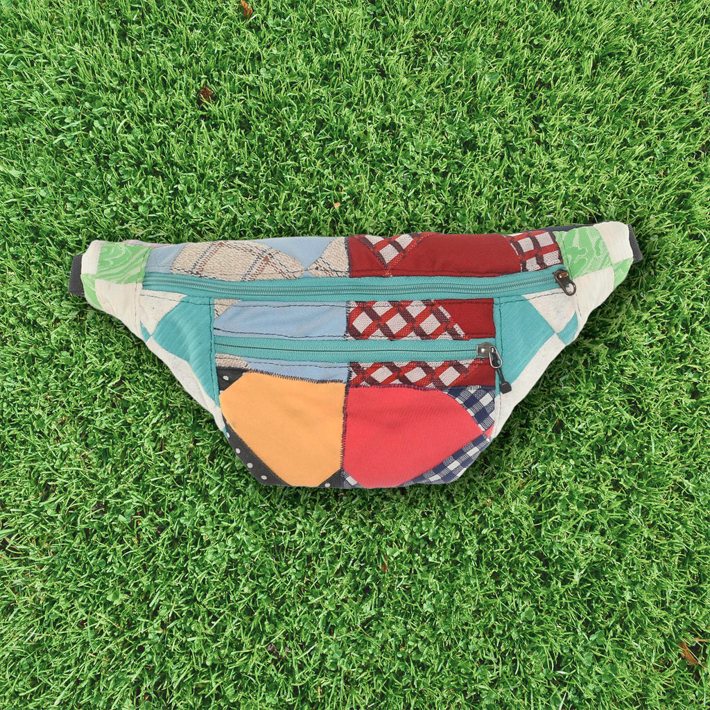 Patchwork Quilt Waist Bag | Bold Patchwork
