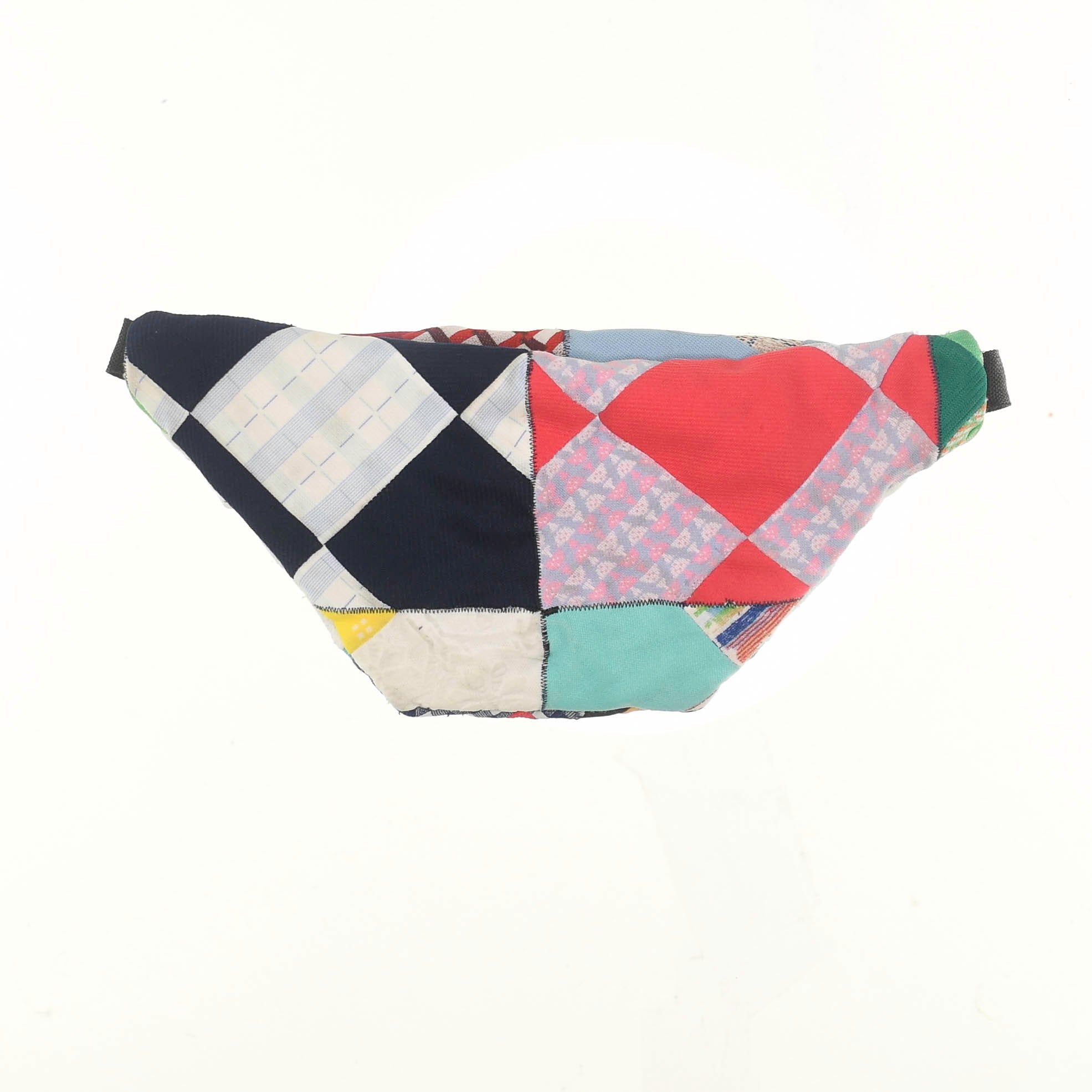 Patchwork Quilt Waist Bag | Retro Color-Block