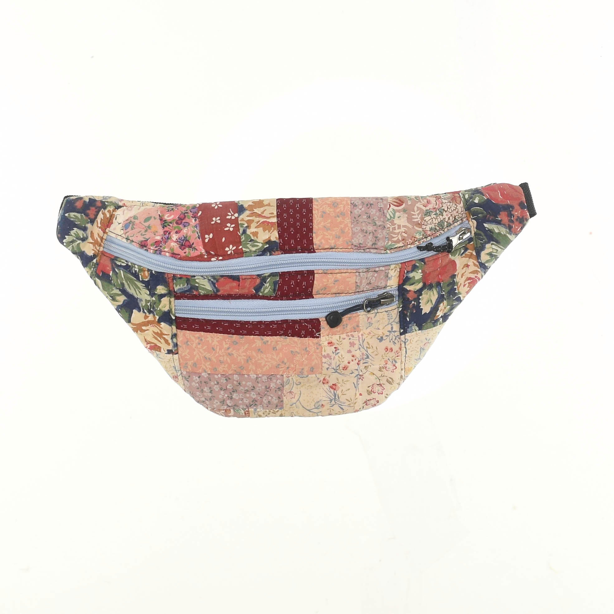 Vintage Floral Patchwork Quilt Waist Bag