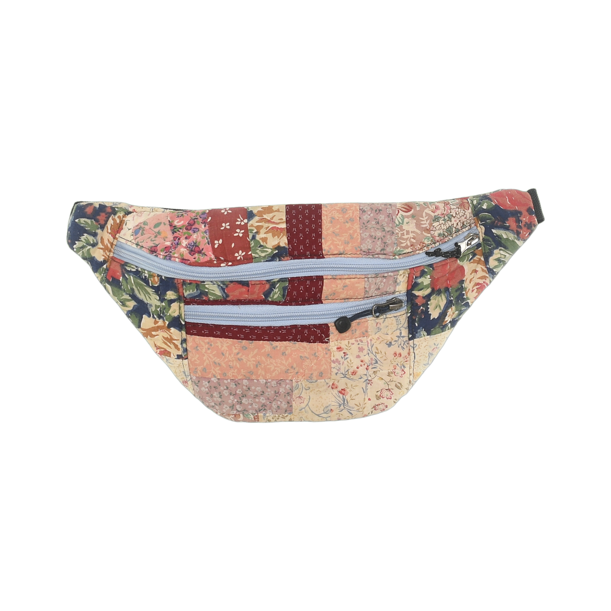 Vintage Floral Patchwork Quilt Waist Bag