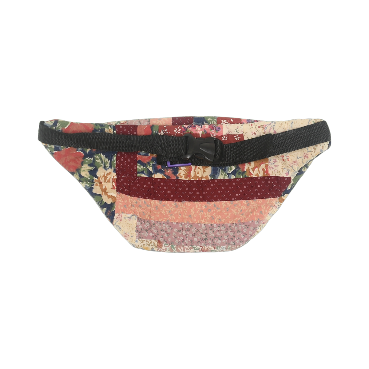 Vintage Floral Patchwork Quilt Waist Bag