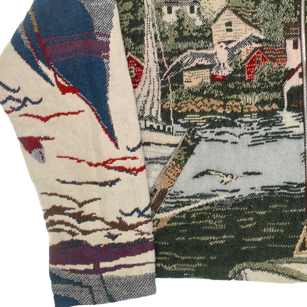 (MEASURE) Boat Town Double Tapestry Zip Through