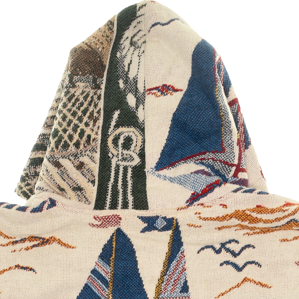 (MEASURE) Boat Town Double Tapestry Zip Through