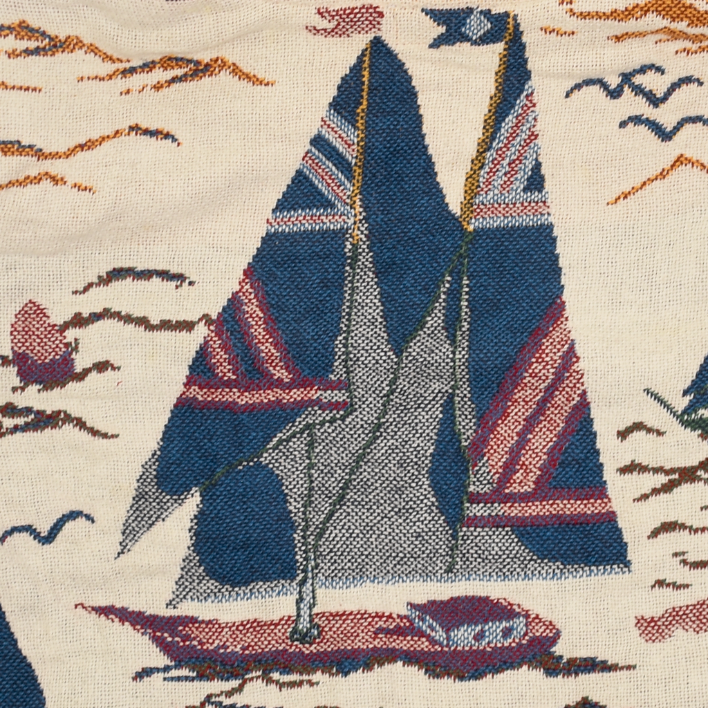 (MEASURE) Boat Town Double Tapestry Zip Through