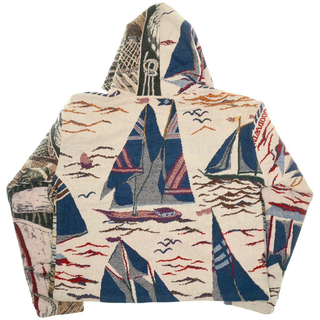 (MEASURE) Boat Town Double Tapestry Zip Through