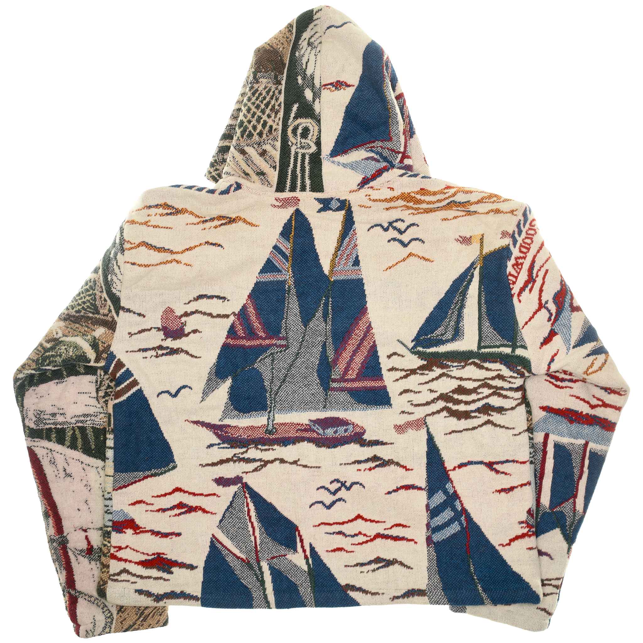 (MEASURE) Boat Town Double Tapestry Zip Through