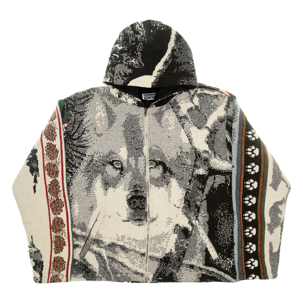Wolf Double Tapestry Zip Through