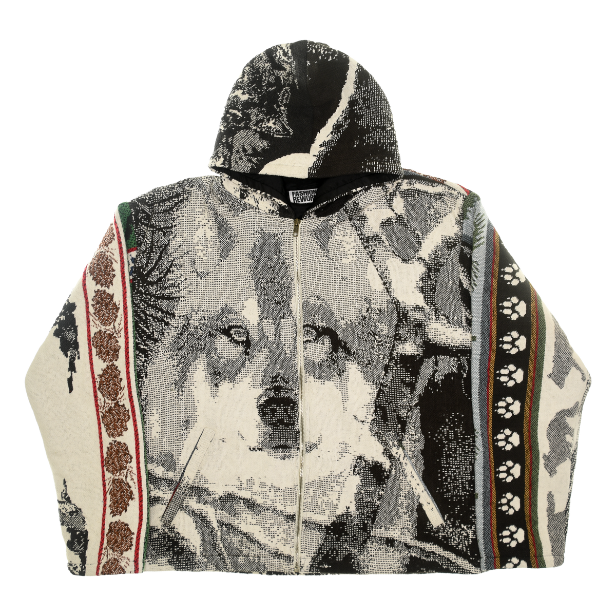 Wolf Double Tapestry Zip Through