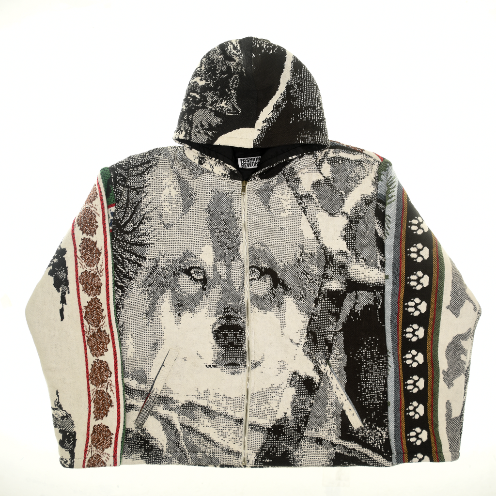 Wolf Double Tapestry Zip Through