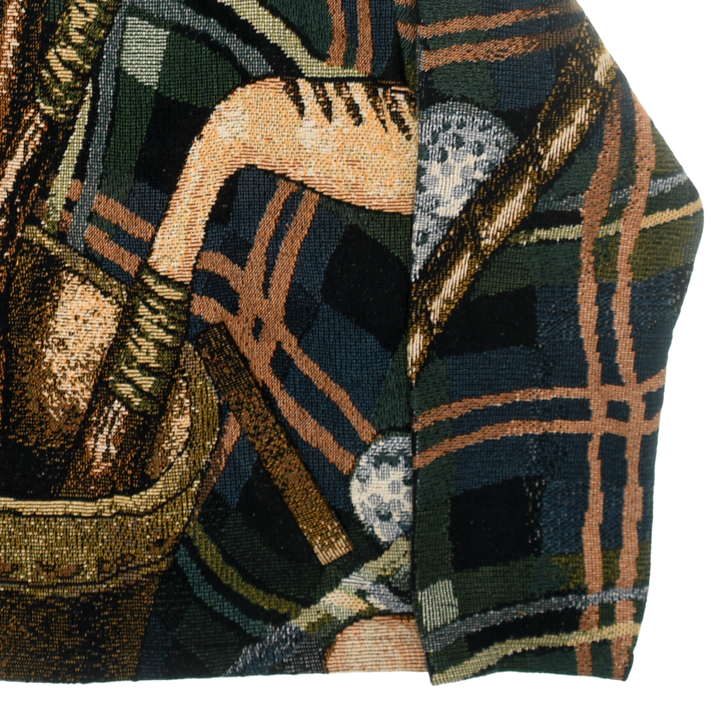 (MEASURE) Golf Green Zip Through Double Tapestry