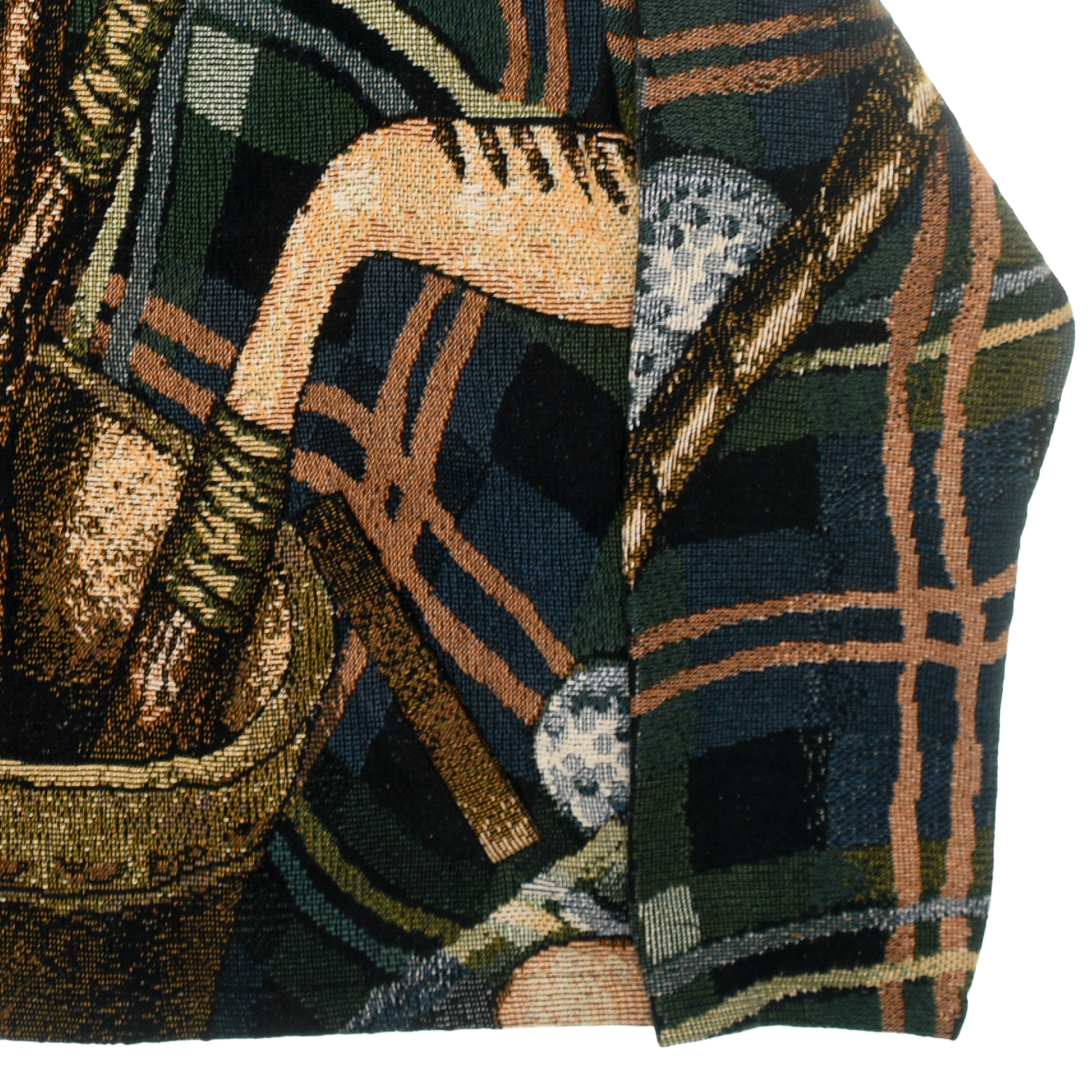 (MEASURE) Golf Green Zip Through Double Tapestry