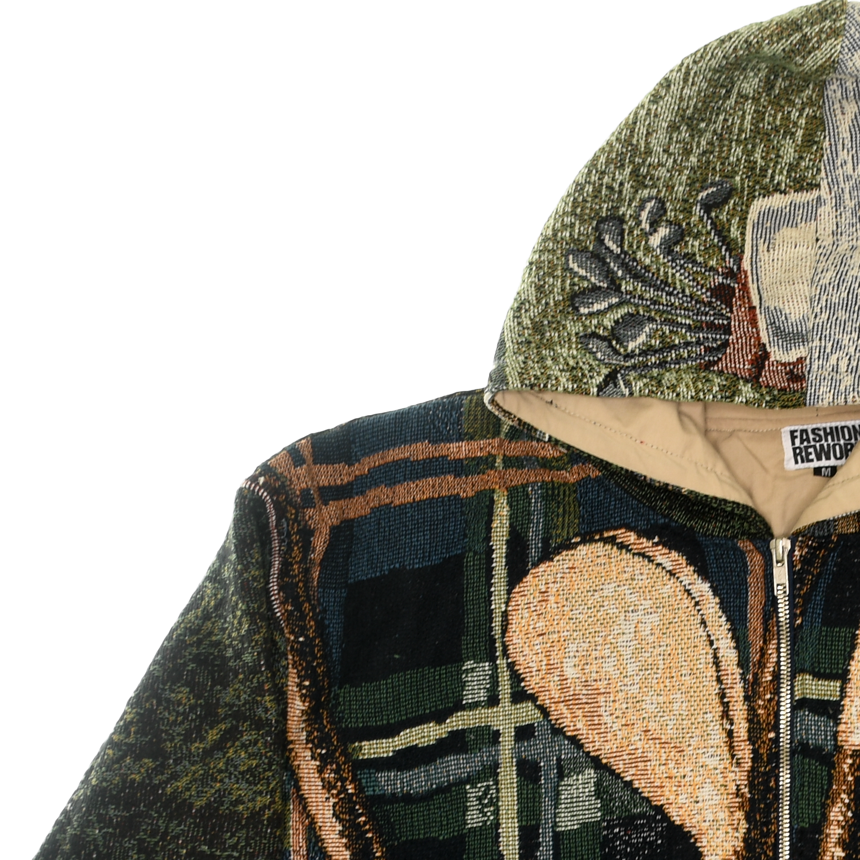 (MEASURE) Golf Green Zip Through Double Tapestry