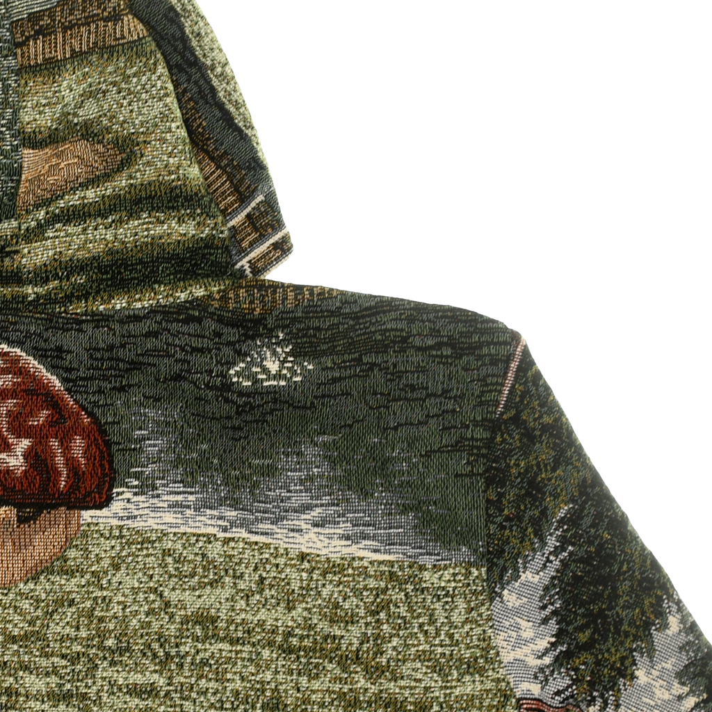 (MEASURE) Golf Green Zip Through Double Tapestry