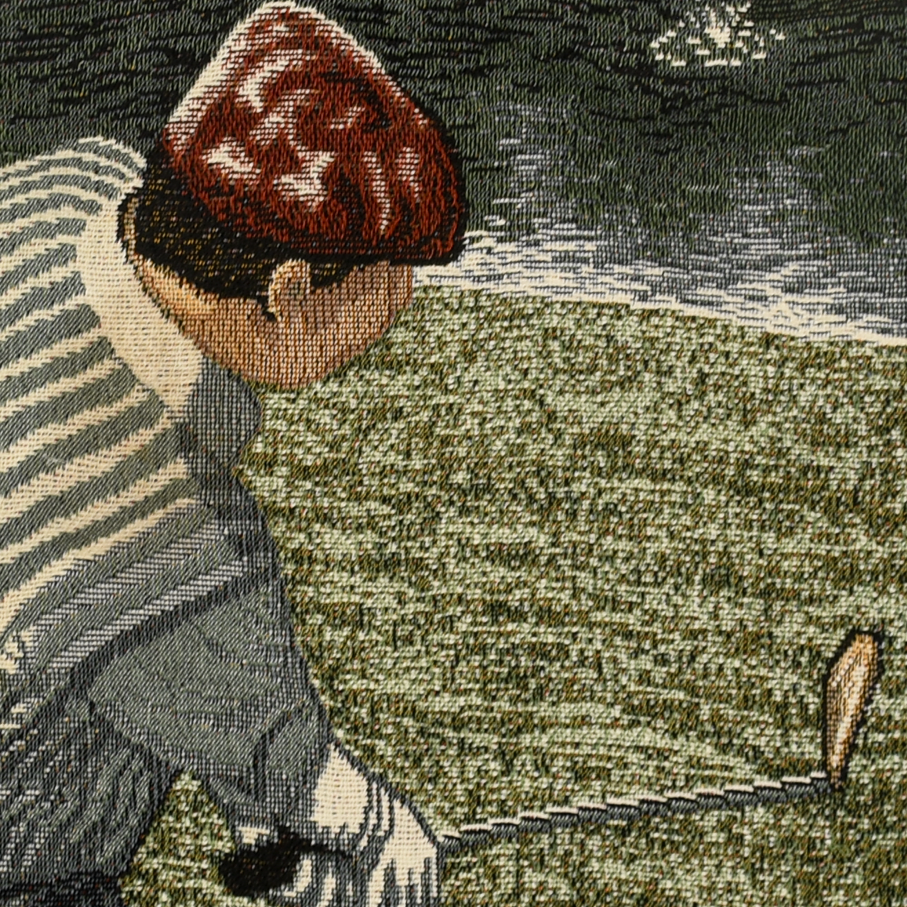 (MEASURE) Golf Green Zip Through Double Tapestry