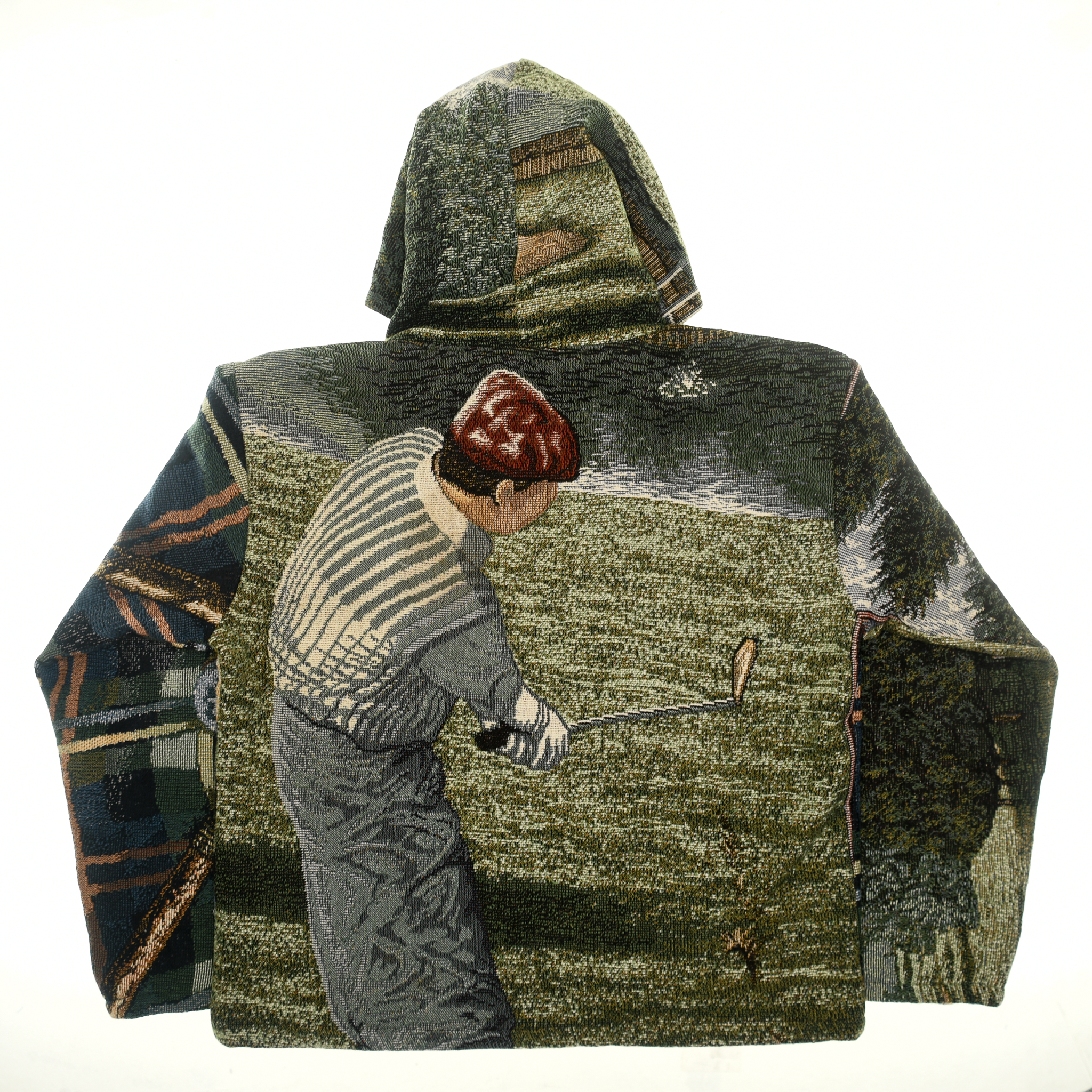 (MEASURE) Golf Green Zip Through Double Tapestry