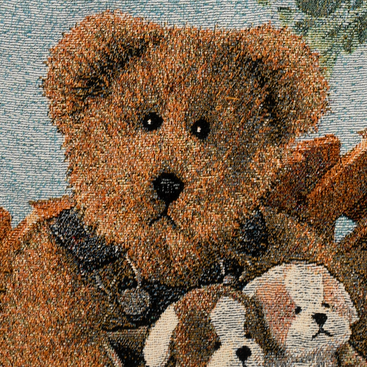 Teddy Bear Double Tapestry Zip Through