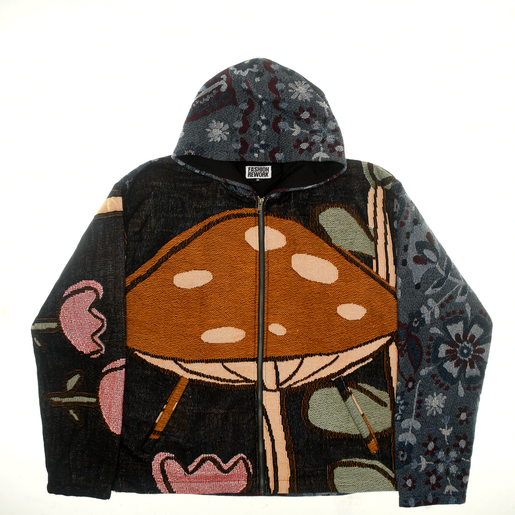 Mushroom Forest Zip Through Double Tapestry