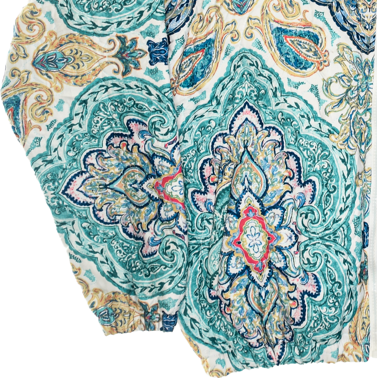 Bright Blue Mandala Classic Quilt Bomber