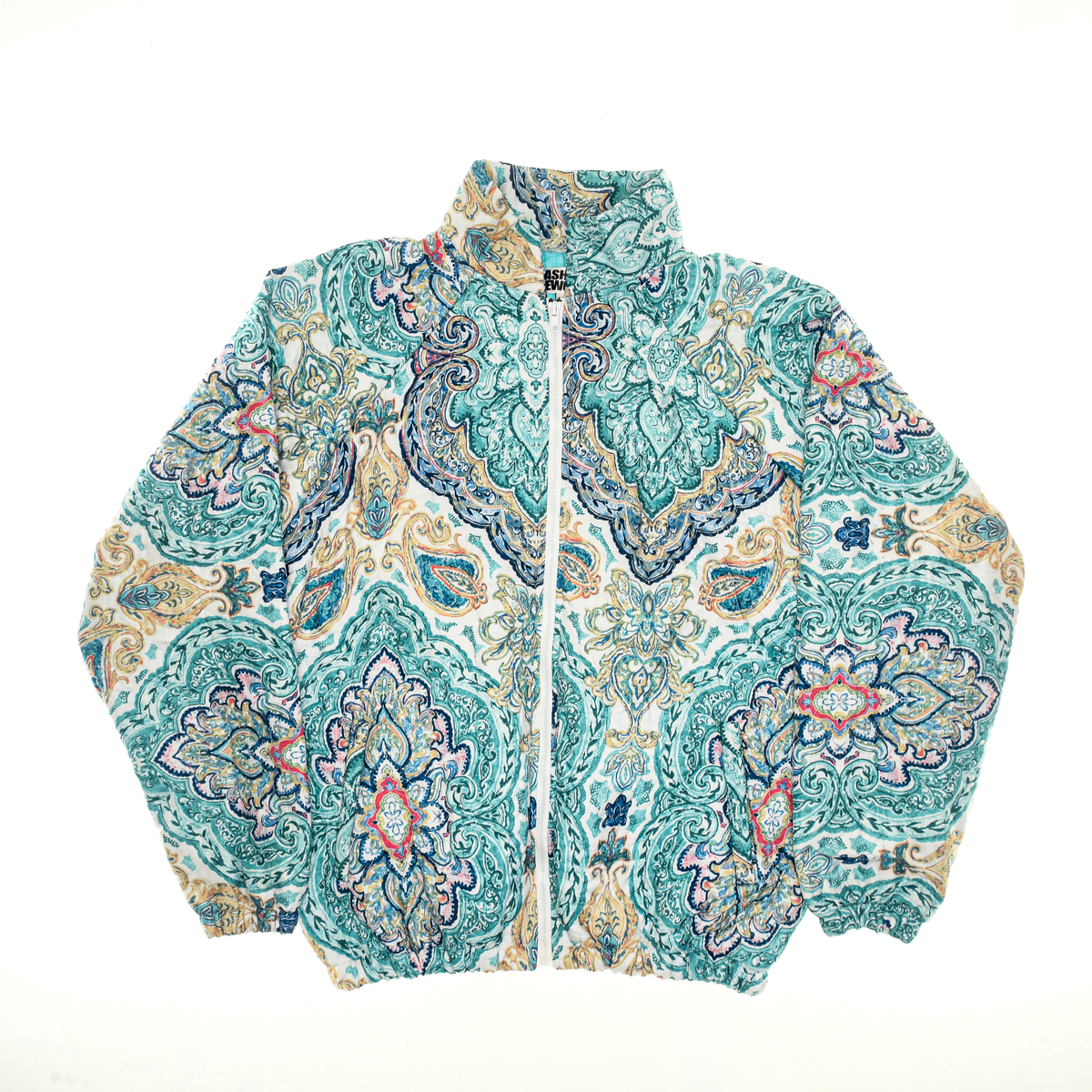 Bright Blue Mandala Classic Quilt Bomber