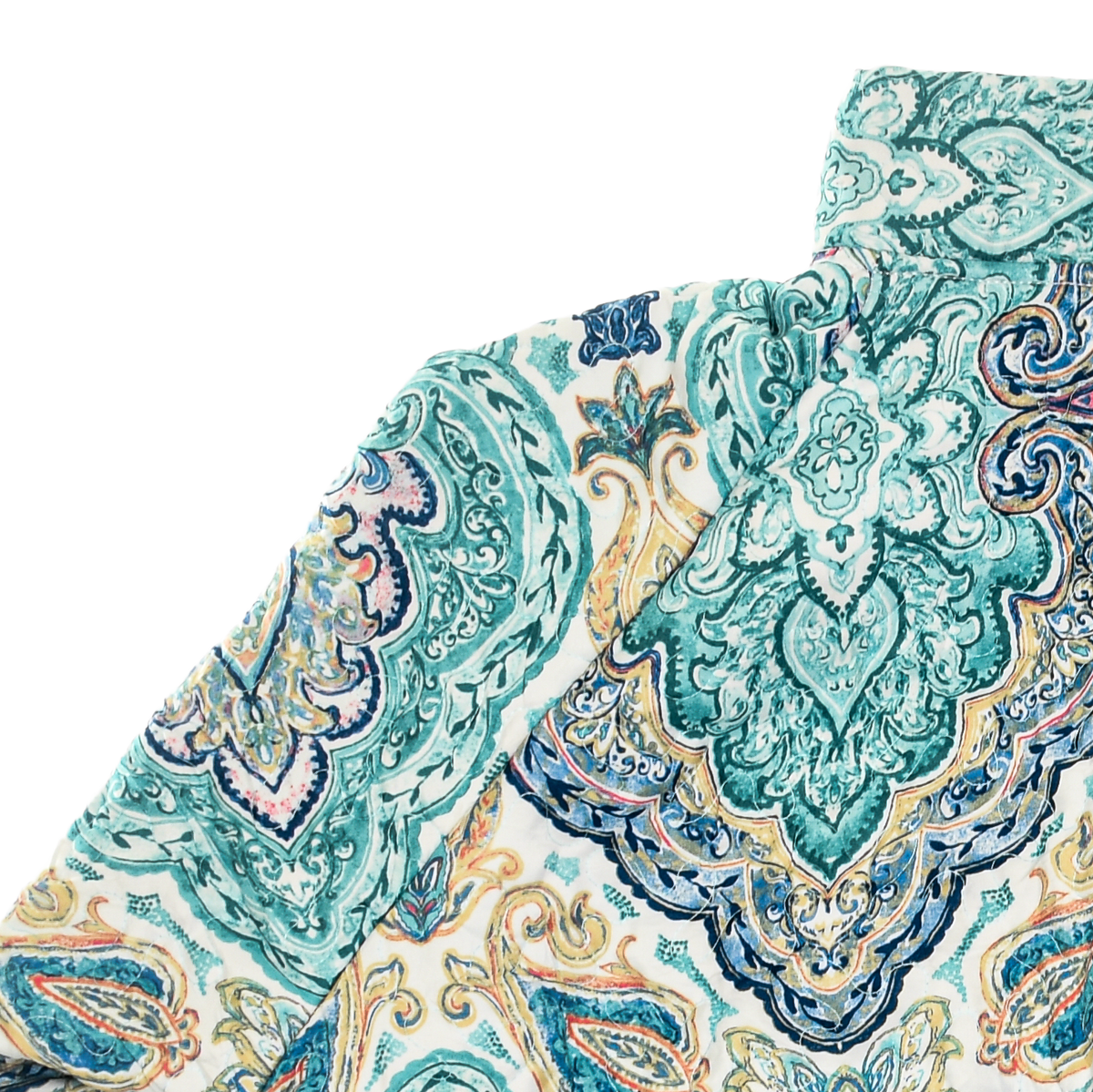 Bright Blue Mandala Classic Quilt Bomber