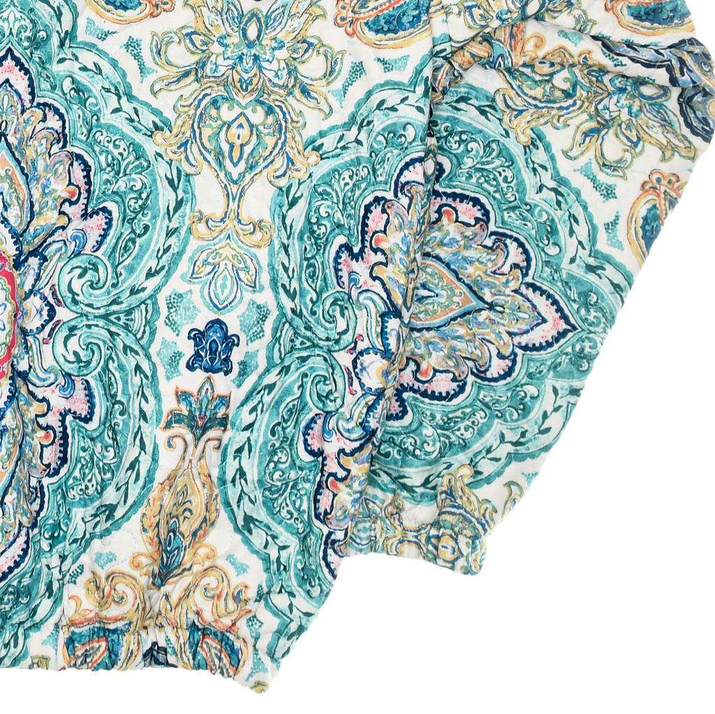 Bright Blue Mandala Classic Quilt Bomber