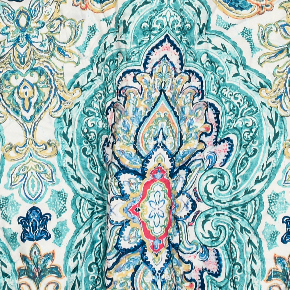 Bright Blue Mandala Classic Quilt Bomber