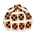 Orange & Black Patchwork Classic Quilt Bomber