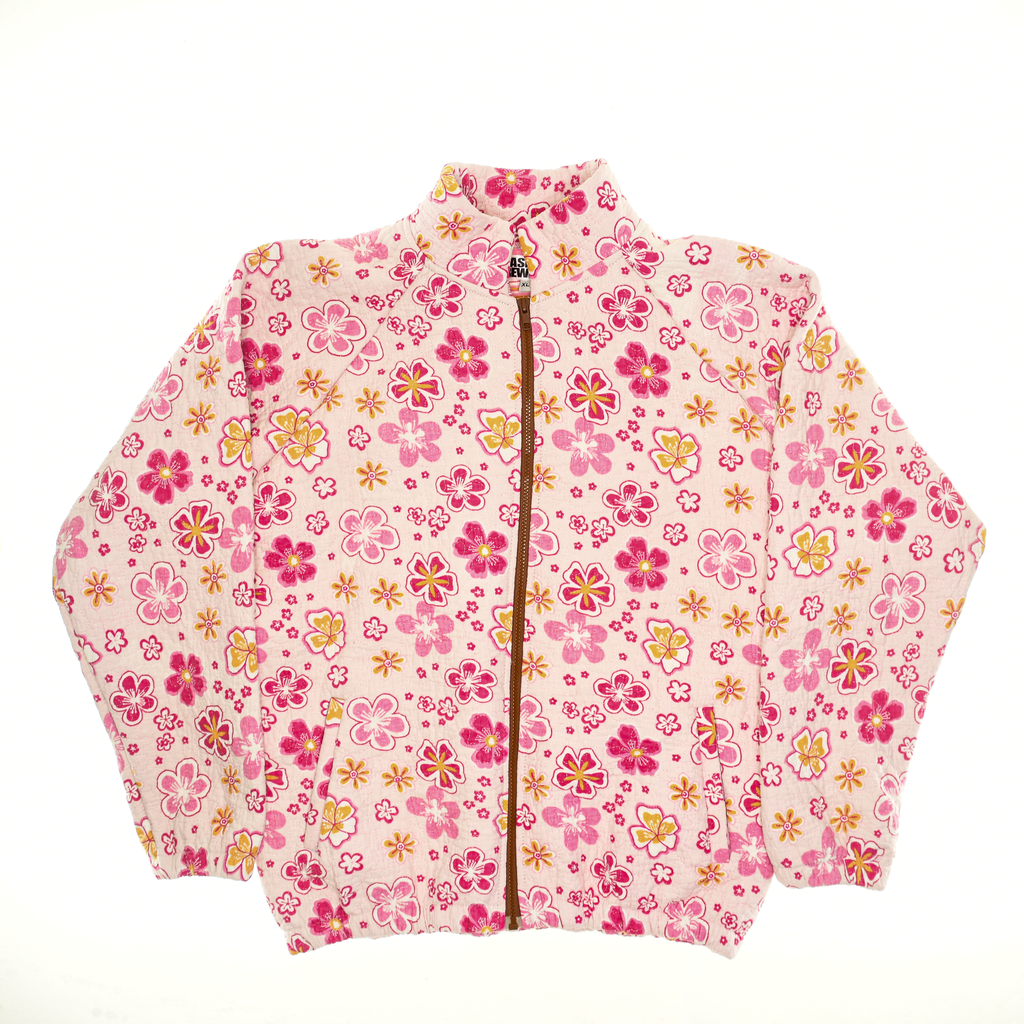 Y2K Floral Classic Quilt Bomber