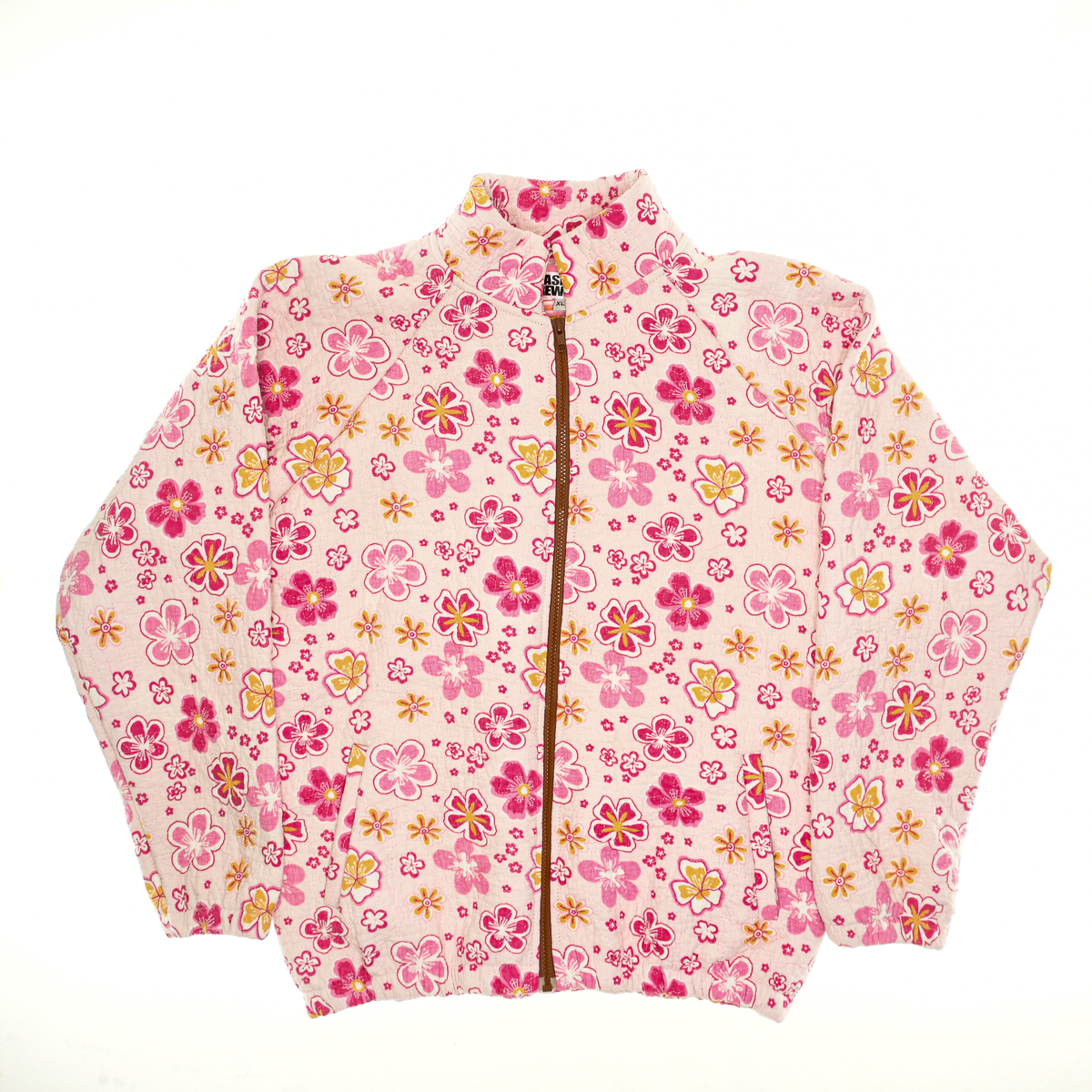 Y2K Floral Classic Quilt Bomber