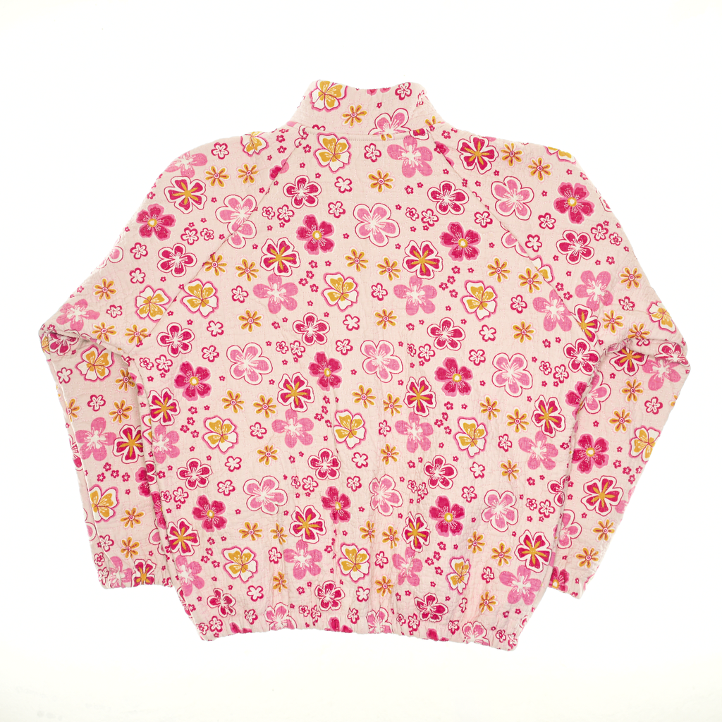 Y2K Floral Classic Quilt Bomber